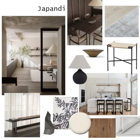 IDI - Module 3 -Part A -Board 1 -Japandi Interior Design Mood Board by Thirteen_Interiors on Style Sourcebook