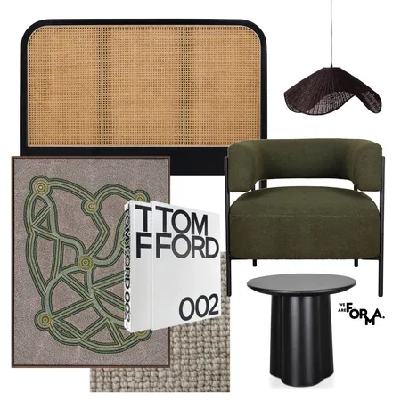 Relaxed Modern Bedroom Scheme Interior Design Mood Board by Formery | Architect & Interior Designer Melbourne on Style Sourcebook