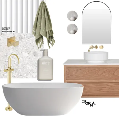 Coastal Bathroom Scheme Interior Design Mood Board by Formery | Architect & Interior Designer Melbourne on Style Sourcebook