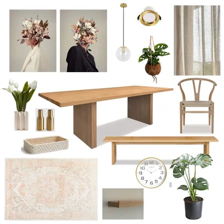 IDI Dining Room Sample Board Interior Design Mood Board by Luxuries By Loz on Style Sourcebook