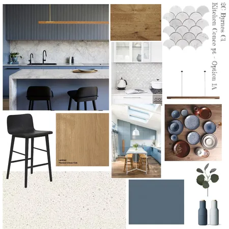 2C Byrnes - Kitchen Concept - Option 1A Interior Design Mood Board by bronteskaines on Style Sourcebook