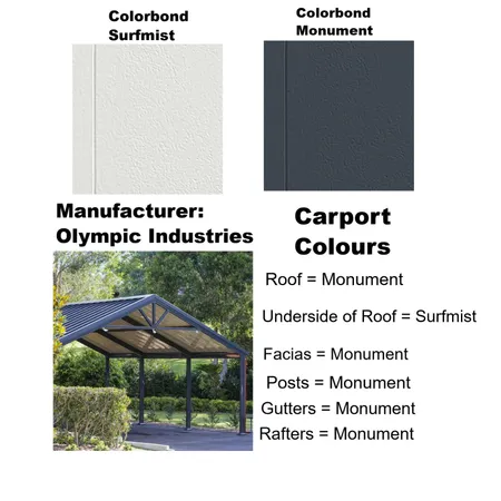Bishop Street New Carport Colours Interior Design Mood Board by Debbie O'Hara on Style Sourcebook