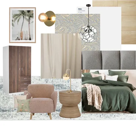 GUEST BEDROOM Interior Design Mood Board by k.kapi on Style Sourcebook