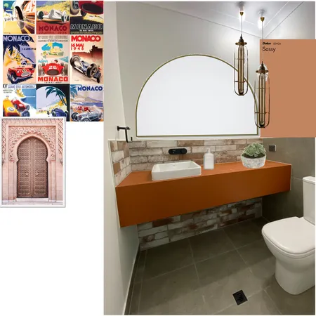 powder room inspo Interior Design Mood Board by ALPHA WOLF INTERIORS on Style Sourcebook