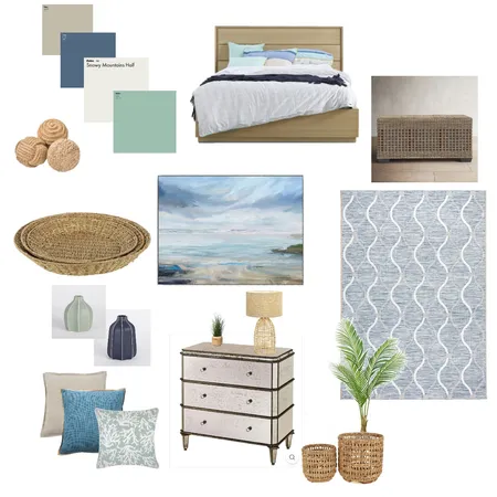 Lesson 3 Coastal with a touch of Luxe Interior Design Mood Board by nika711 on Style Sourcebook