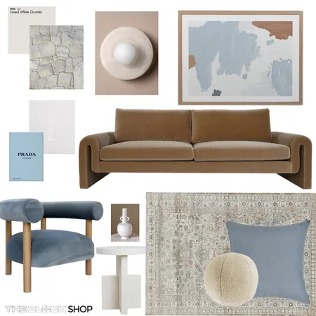 Blue Hues Interior Design Mood Board by The Block Shop on Style Sourcebook