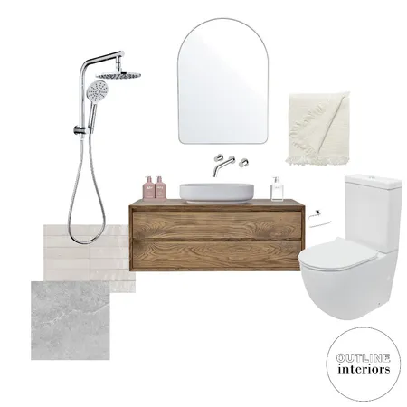 bathroom design Interior Design Mood Board by OutineInteriors on Style Sourcebook