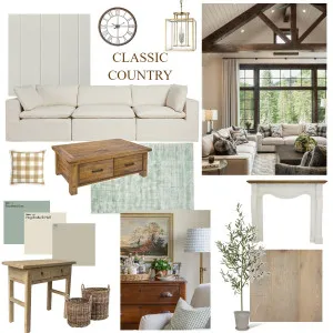 country Interior Design Mood Board by brighatzis on Style Sourcebook