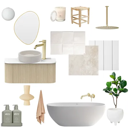 Main bathroom Interior Design Mood Board by TaylahM95 on Style Sourcebook