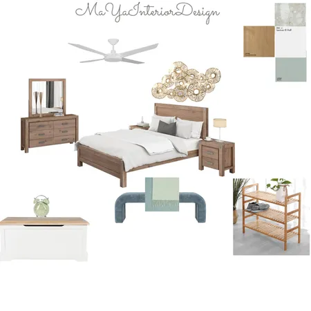 Stanley George Bedroom2 Interior Design Mood Board by MaYaInteriorDesign on Style Sourcebook