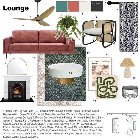 Lounge Interior Design Mood Board by The Space Ace on Style Sourcebook