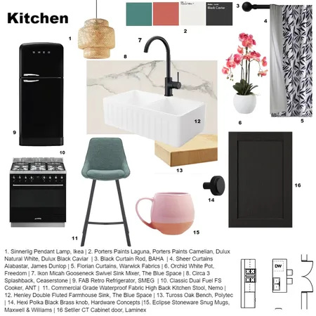 Module 9 - Kitchen Interior Design Mood Board by The Space Ace on Style Sourcebook