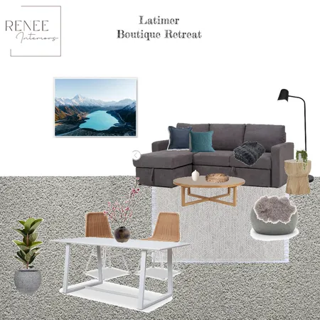 Latimer Boutique Retreat Living space Interior Design Mood Board by Renee Interiors on Style Sourcebook