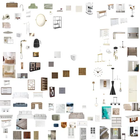 предметы для создания доски ностроения Interior Design Mood Board by Nunik on Style Sourcebook