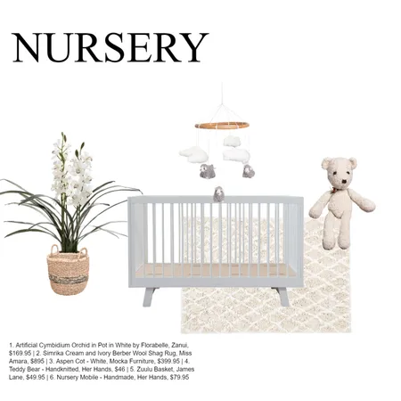 NURSERY Interior Design Mood Board by zhoe on Style Sourcebook