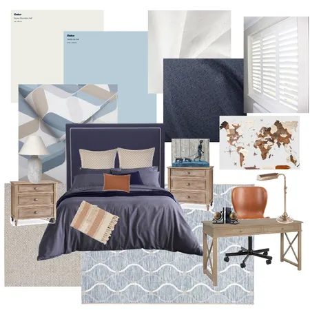 Module 9 Part A Bedroom 3 Interior Design Mood Board by Model Interiors on Style Sourcebook