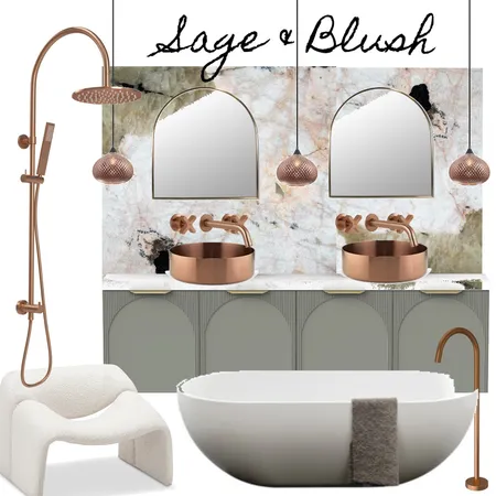 Sage & Blush Interior Design Mood Board by Blu Interior Design on Style Sourcebook