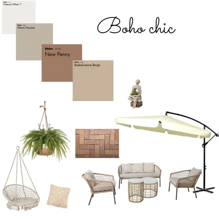 Boho Chic Interior Design Mood Board by Elidesigns on Style Sourcebook