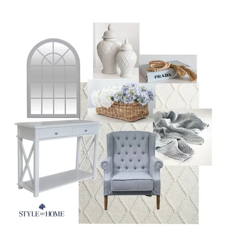 Melania - Soft blues.. Interior Design Mood Board by Style My Home - Hamptons Inspired Interiors on Style Sourcebook