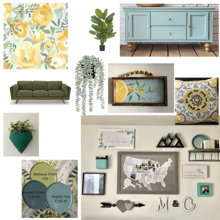 color-analogous Interior Design Mood Board by maemosher on Style Sourcebook