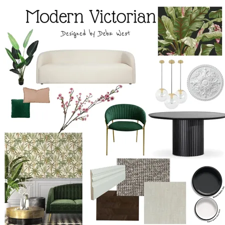 Modern Victorian Interior Design Mood Board by Debz West Interiors on Style Sourcebook