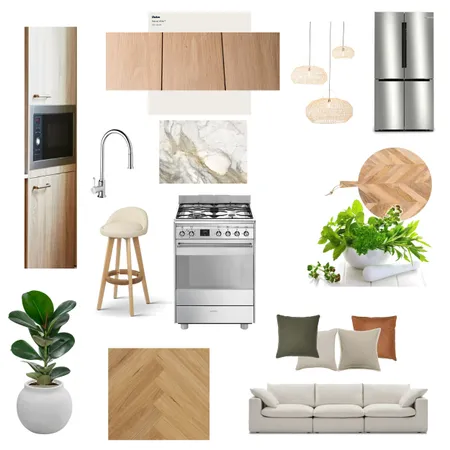 Kitchen Natural White2 Interior Design Mood Board by vreddy on Style Sourcebook