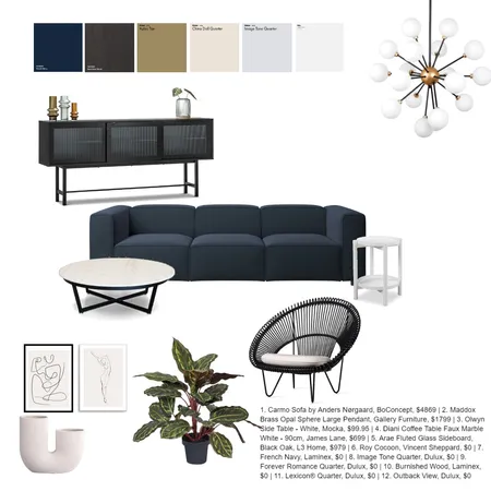 LIVING ROOM Interior Design Mood Board by eliiyc23 on Style Sourcebook