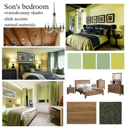 Son's bedroom Interior Design Mood Board by Larissabo on Style Sourcebook