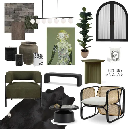 Dark Autumn Interior Design Mood Board by STUDIO AVALYN on Style Sourcebook