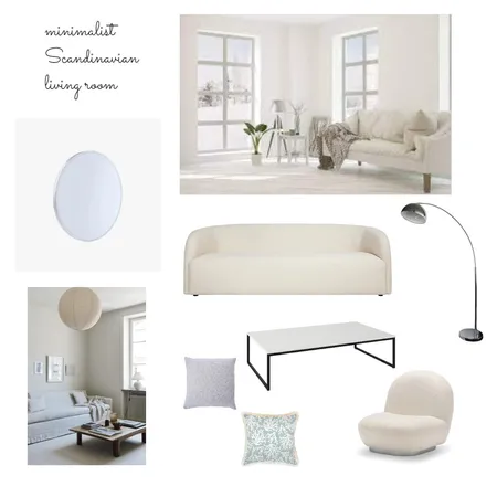 Minimalist Scandinavian Living Room Interior Design Mood Board by SCG on Style Sourcebook