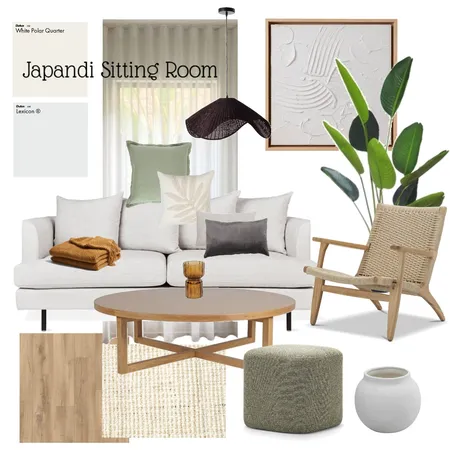 Japandi Sitting Room Interior Design Mood Board by Teasha on Style Sourcebook