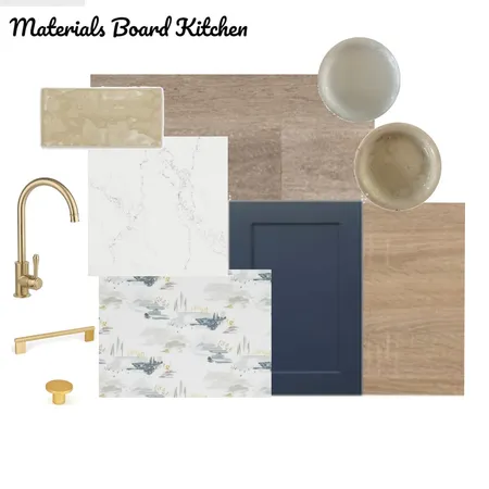 Module 11 - Material's Board Kitchen Interior Design Mood Board by CarCallaghan on Style Sourcebook