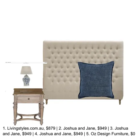 Beige bedhead Interior Design Mood Board by PT on Style Sourcebook