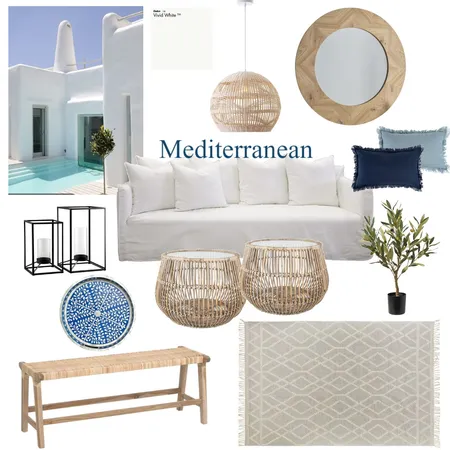 Mediterranean Interior Design Mood Board by tzortzia on Style Sourcebook