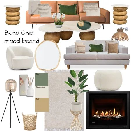 boho living room Interior Design Mood Board by ruyahalamrir on Style Sourcebook