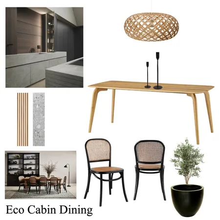 Eco Cabins Dining Room Interior Design Mood Board by Styleahome on Style Sourcebook