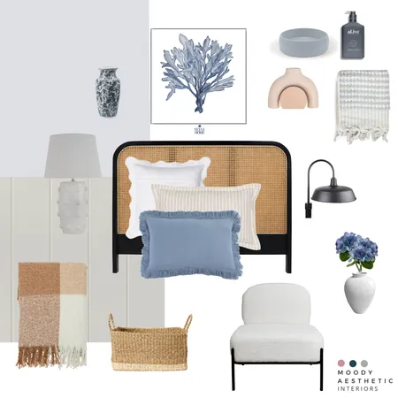 Blue country vibes Interior Design Mood Board by Moody Aesthetic Interiors on Style Sourcebook