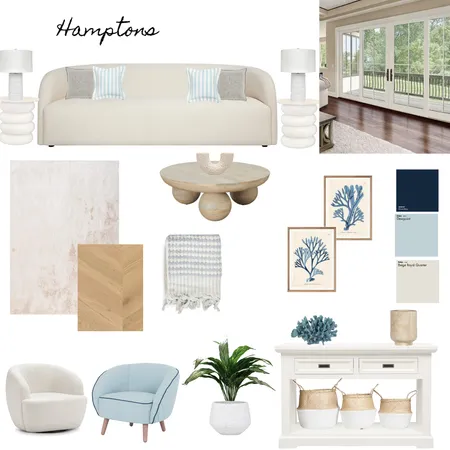Hamptons Livingroom Interior Design Mood Board by ELIZABETHSCOTTE on Style Sourcebook