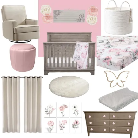 Babygirl Webb Nursery (Opt. #4) Interior Design Mood Board by Chellz23 on Style Sourcebook