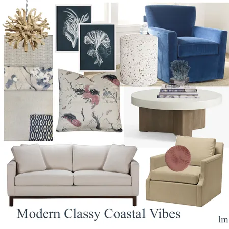 MODERN, CLASSY COASTAL Interior Design Mood Board by lauramarindesign on Style Sourcebook