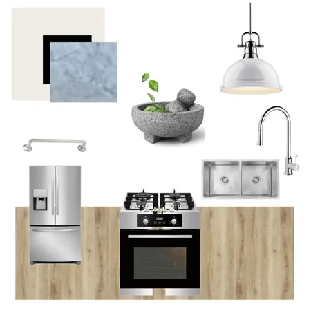 Material Board Kitchen3 Interior Design Mood Board by vreddy on Style Sourcebook