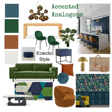Accented Analogous Eclectic style Interior Design Mood Board by KarenMcMillan on Style Sourcebook
