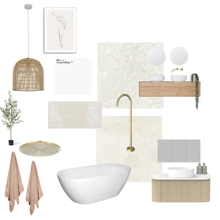 Bathroom Colour Scheme Interior Design Mood Board by whitelabel on Style Sourcebook