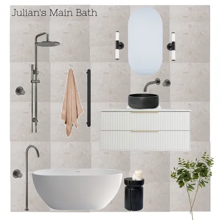 Julian's Main Bathroom Interior Design Mood Board by gracemeek on Style Sourcebook