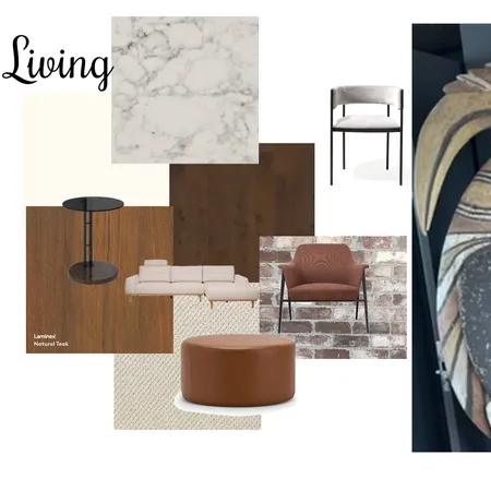 Living room with dark timber floors Interior Design Mood Board by At Home Interiors on Style Sourcebook