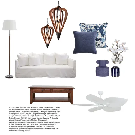Classical Hamptons look... Interior Design Mood Board by Lighting Illusions Skygate on Style Sourcebook