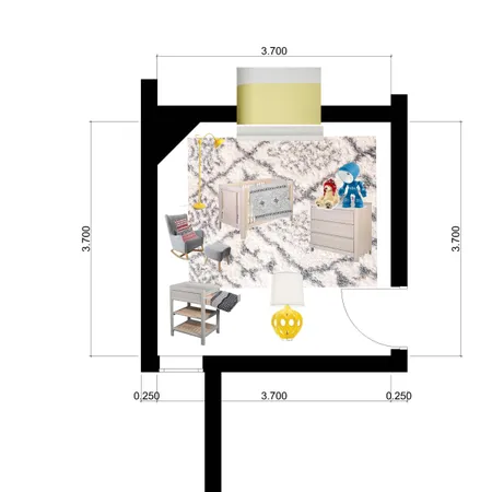 Baby Floor Plan furnishings Interior Design Mood Board by vreddy on Style Sourcebook