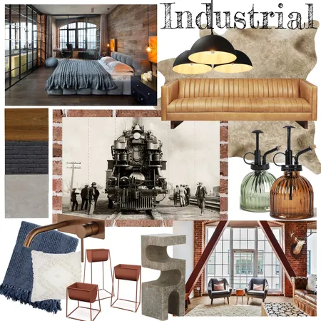 Industrial 2 Interior Design Mood Board by lisa_ivey on Style Sourcebook