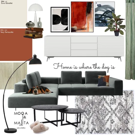 Home is where the dog is Interior Design Mood Board by Alessia Malara on Style Sourcebook