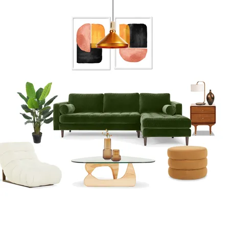 mid century lounge Interior Design Mood Board by Sara allen on Style Sourcebook